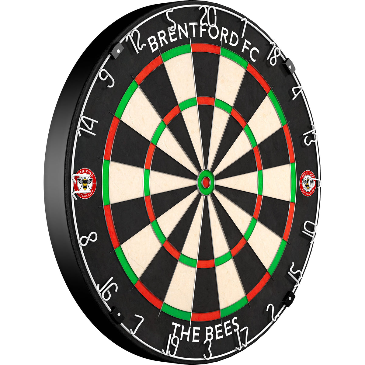 Brentford FC - Official Licensed - The Bees - Professional Dartboard - Crest with Name