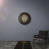Bulls Advantage Carpet Dart Mat - with oche - Black  & Gold - 300 x 85cm