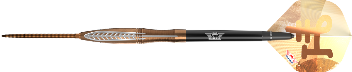 Bulls Bronzo CP Darts - Steel Tip - 90% Tungsten - Flux
