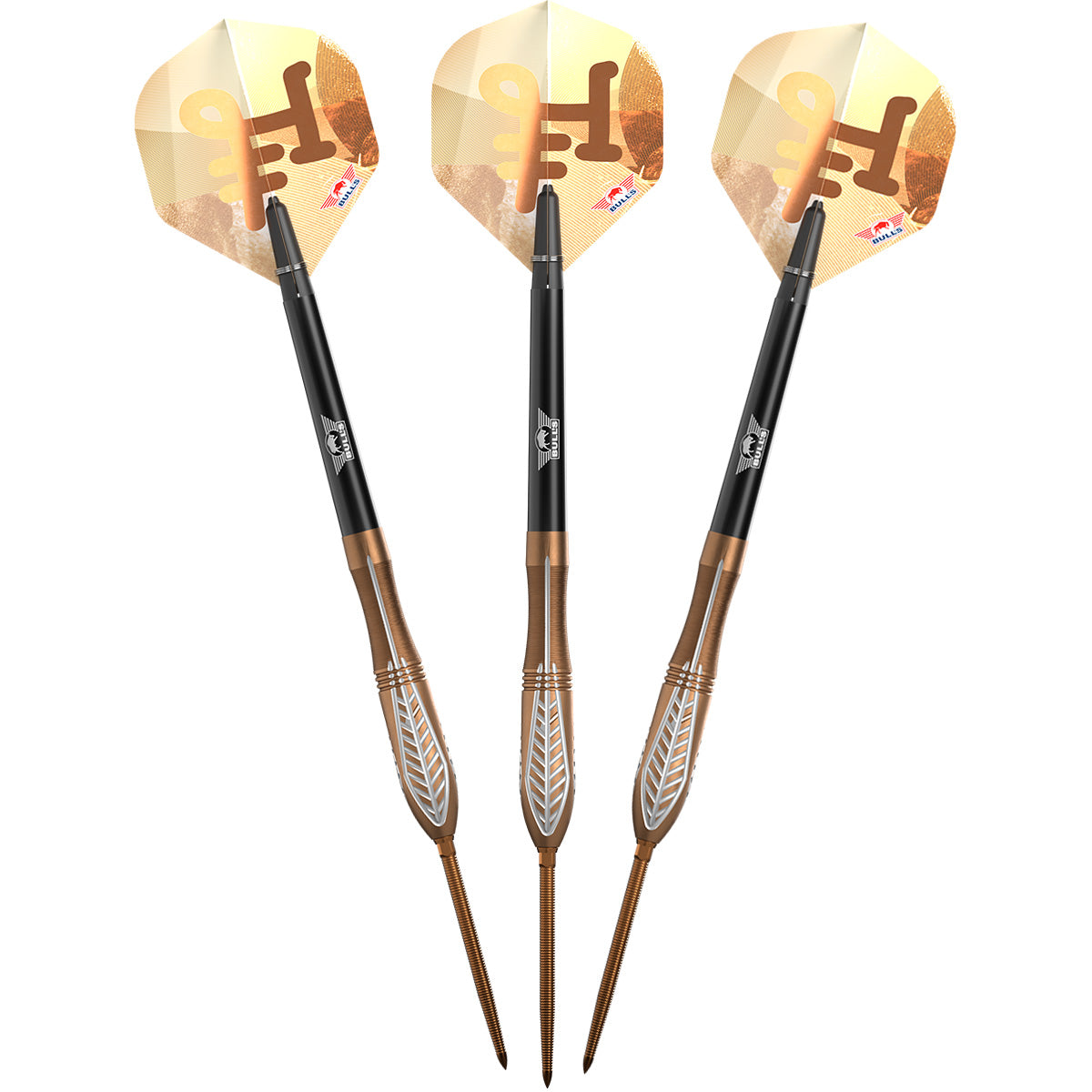 Bulls Bronzo CP Darts - Steel Tip - 90% Tungsten - Nova