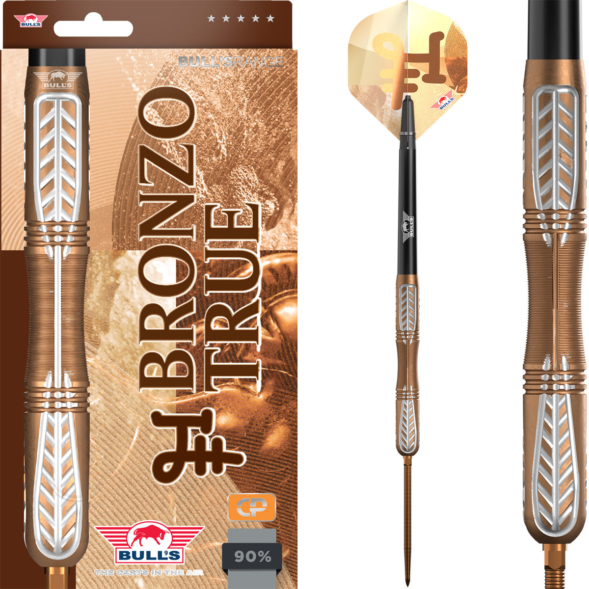 Bulls Bronzo CP Darts - Steel Tip - 90% Tungsten - True