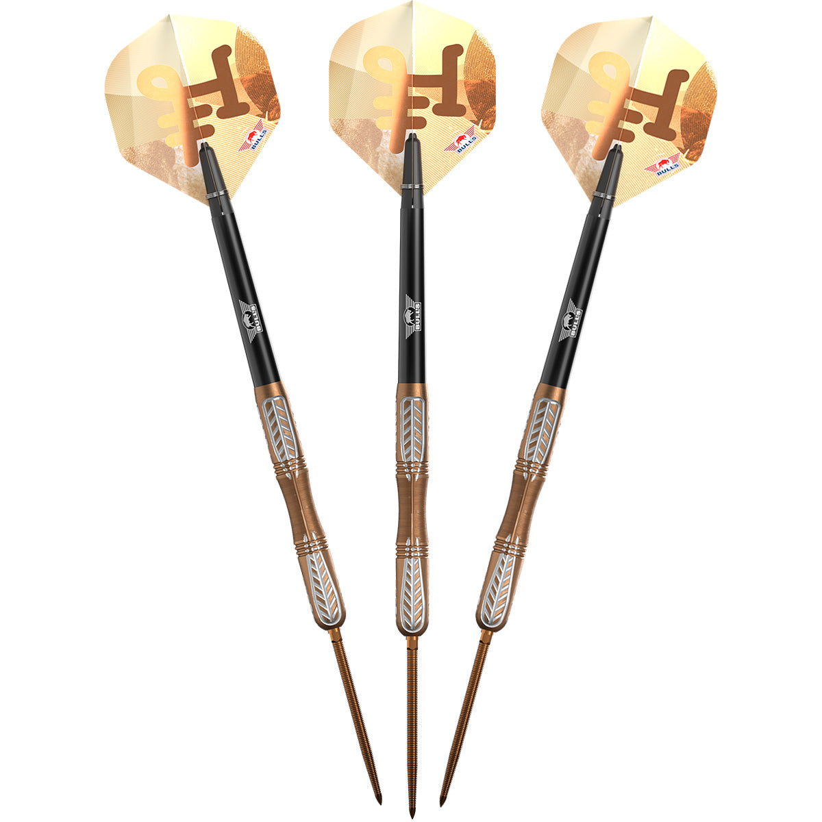 Bulls Bronzo CP Darts - Steel Tip - 90% Tungsten - True