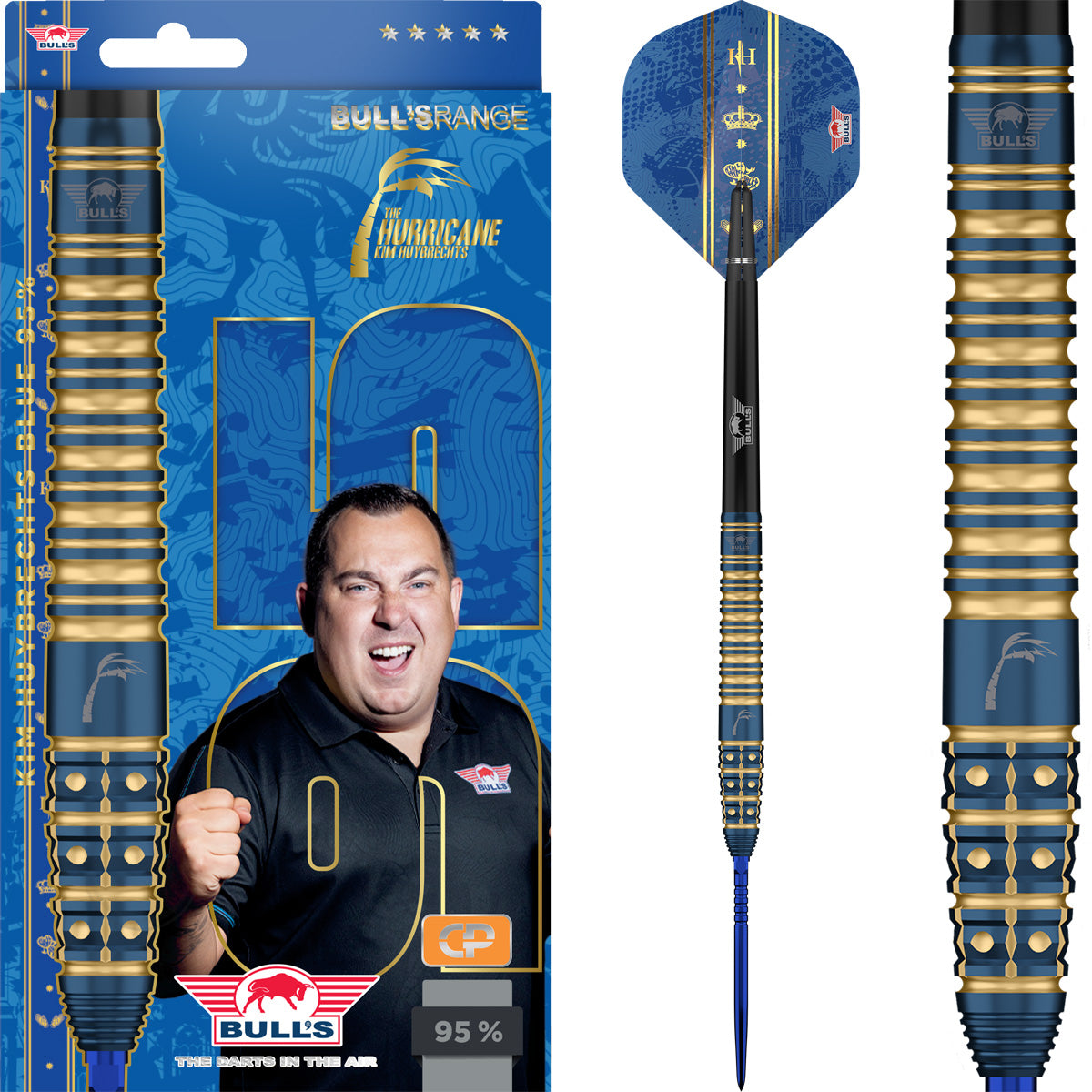 Bulls Kim Huybrechts CP Darts - Steel Tip - 95% Tungsten