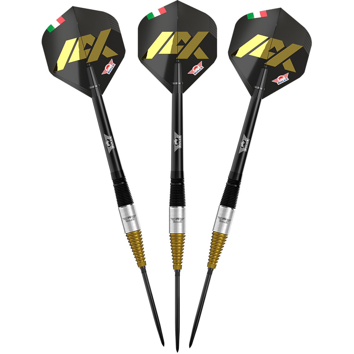 Bulls Massimo Dalla-Rosa CP Darts - Steel Tip - 90% Tungsten