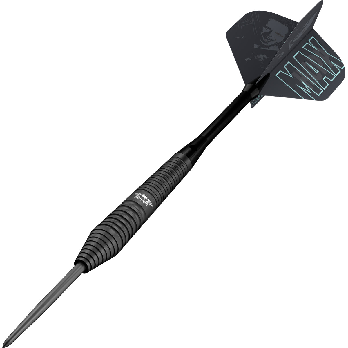 Bulls Max Hopp Darts - Steel Tip - 80% Tungsten - Black