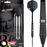 Bulls Max Hopp Darts - Steel Tip - 80% Tungsten - Black