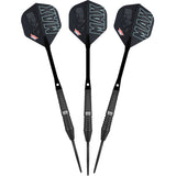 Bulls Max Hopp Darts - Steel Tip - 80% Tungsten - Black