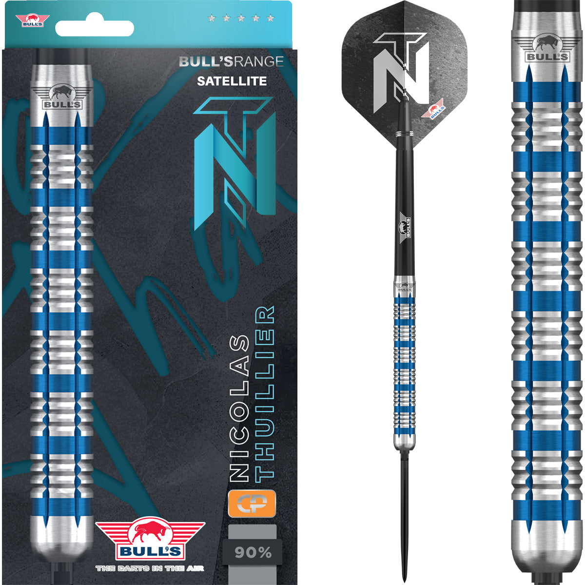 Bulls Nicolas Thuillier CP Darts - Steel Tip - 90% Tungsten