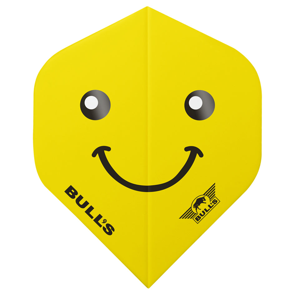 Bulls Powerflite Dart Flights - 100 - Std - Smiley