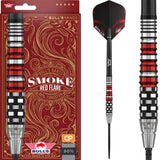 Bulls Smoke CP Darts - Steel Tip - 90% Tungsten - Red Flare