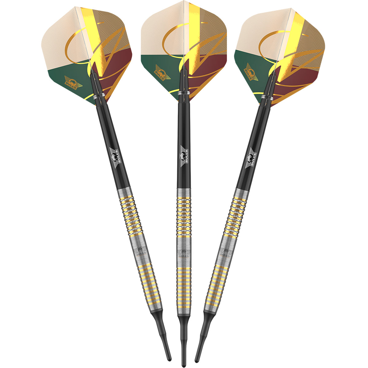 Bulls Vintago CP Darts - Soft Tip - 90% Tungsten - Ghost