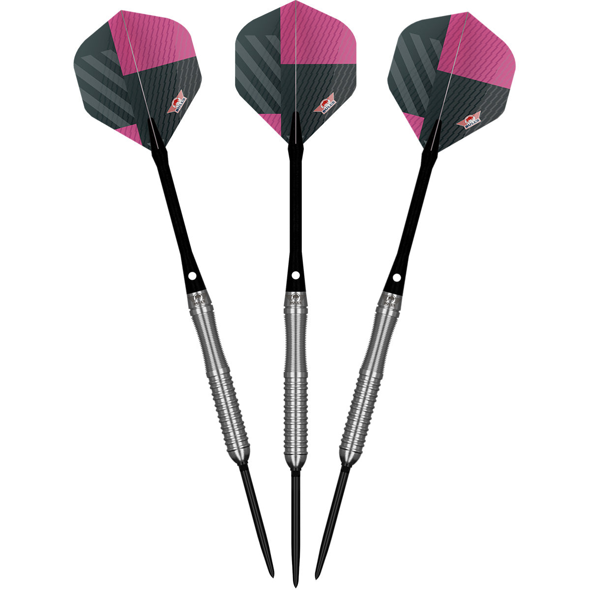 Bulls Volt CP Darts - Steel Tip - 80% Tungsten - Pink