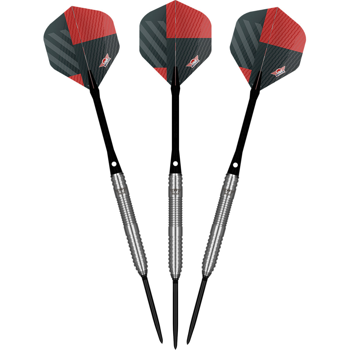 Bulls Volt CP Darts - Steel Tip - 80% Tungsten - Red