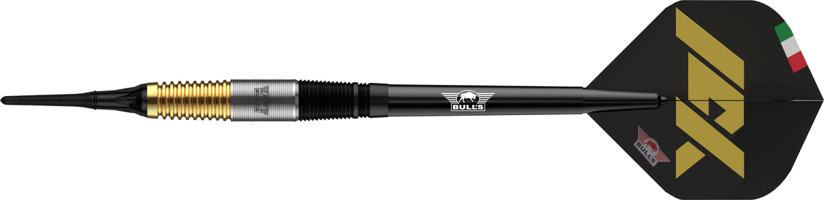 Bulls Massimo Dalla-Rosa Darts - Soft Tip - 90% Tungsten - 20g