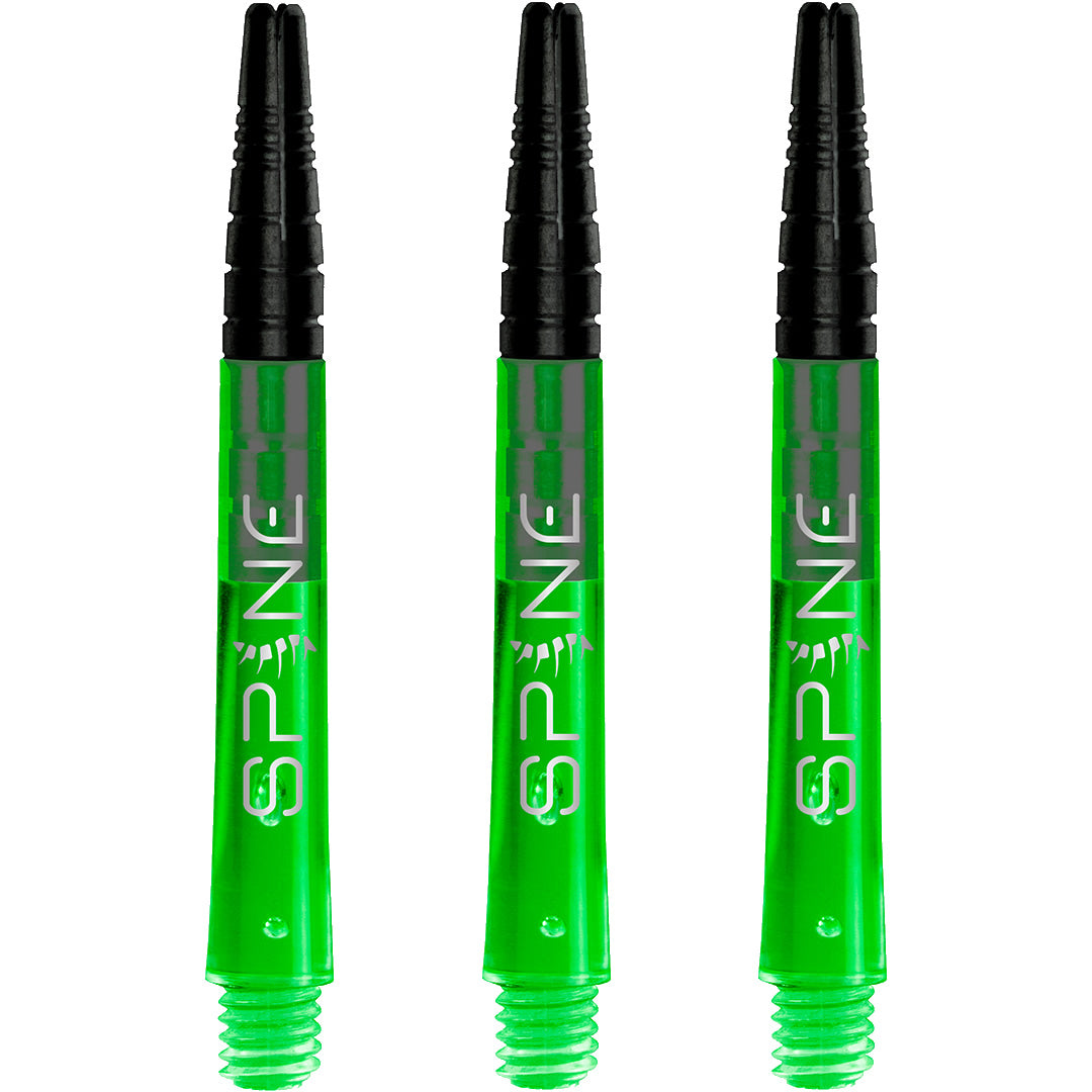 *Bulls Spine Dart Shafts - Polycarbonate with Aluminium Top - Green