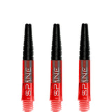 *Bulls Spine Dart Shafts - Polycarbonate with Aluminium Top - Red