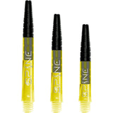 *Bulls Spine Dart Shafts - Polycarbonate with Aluminium Top - Yellow