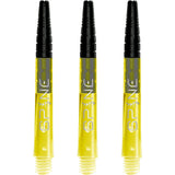 *Bulls Spine Dart Shafts - Polycarbonate with Aluminium Top - Yellow