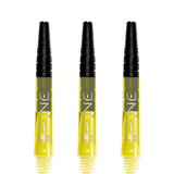 *Bulls Spine Dart Shafts - Polycarbonate with Aluminium Top - Yellow