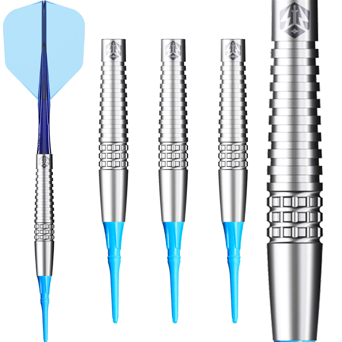 Caliburn Forge Darts - Soft Tip - 90% Tungsten - F1 - 19g