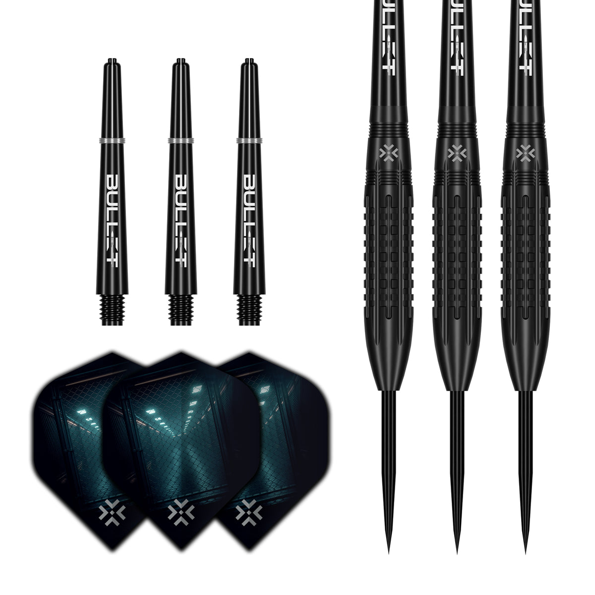 Bullet Cage Darts - Steel Tip - 90% Tungsten