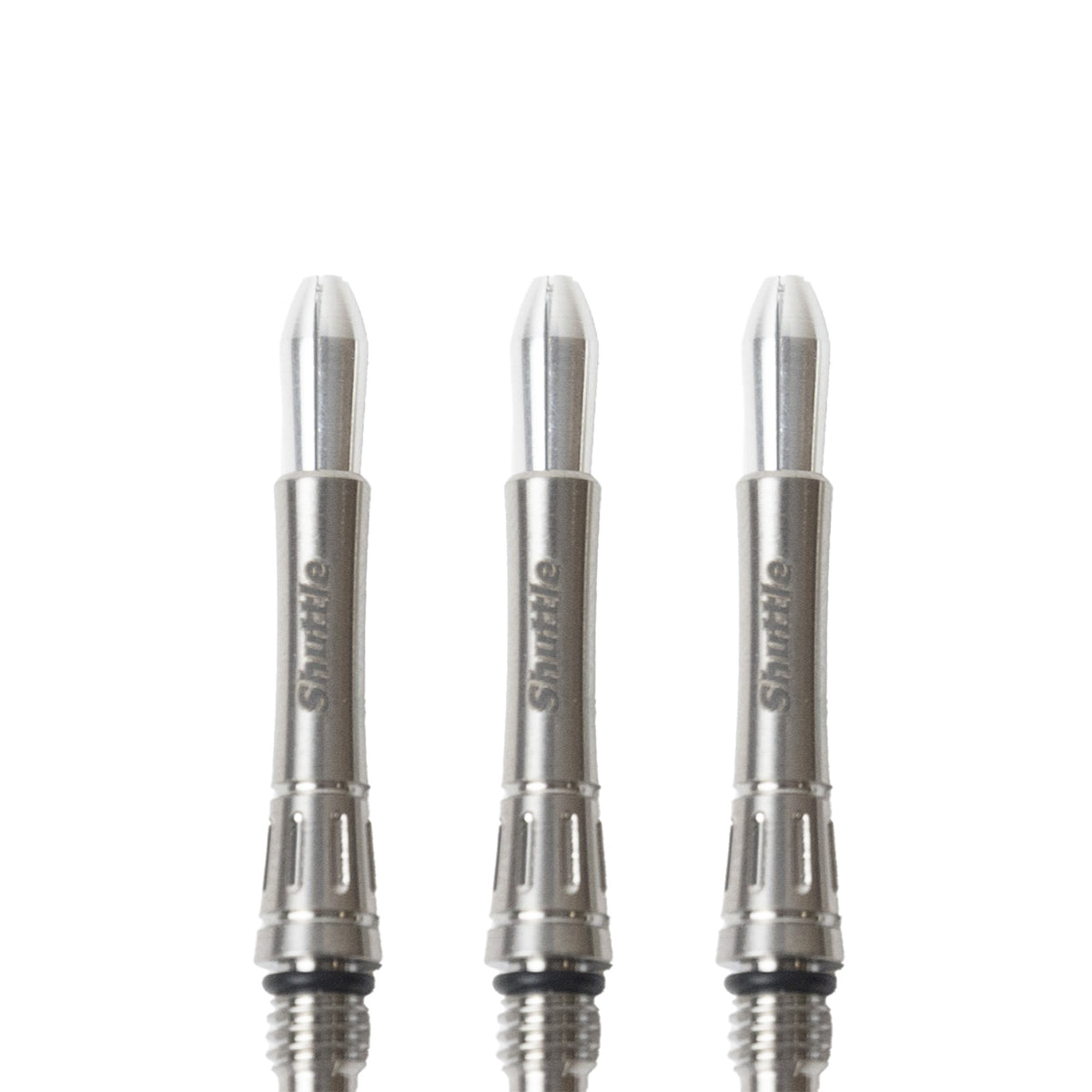Caliburn Shuttle Titanium Dart Shafts - Metal Dart Stems - Silver