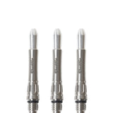 Caliburn Shuttle Titanium Dart Shafts - Metal Dart Stems - Silver