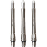 Caliburn Shuttle Titanium Dart Shafts - Metal Dart Stems - Silver