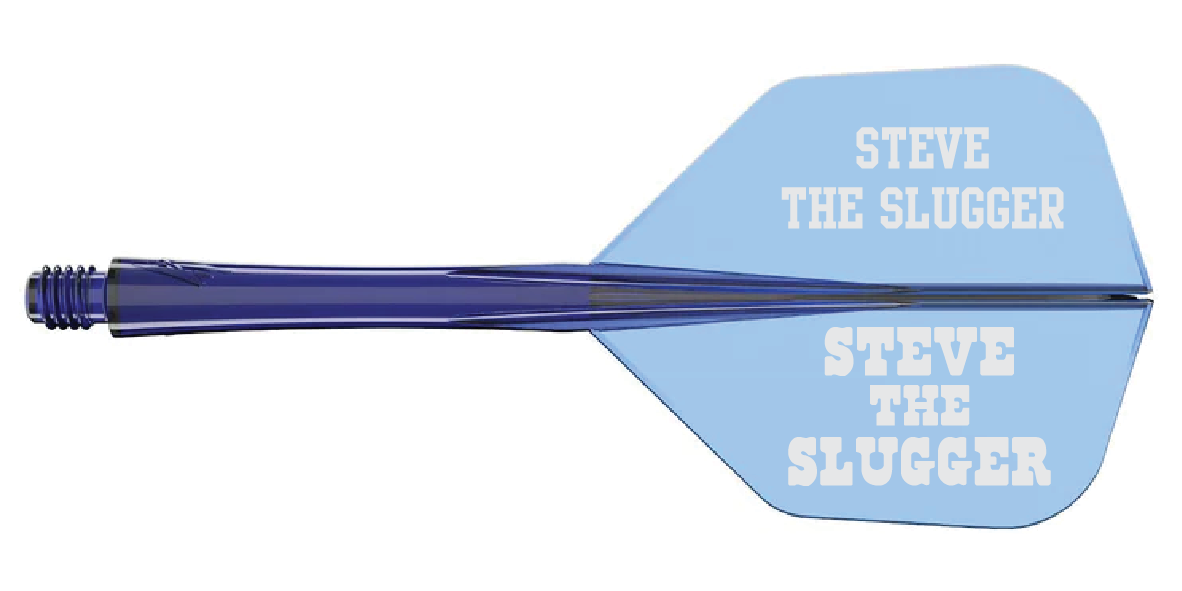 Caliburn SUP Flights - Moulded Flight & Shaft - Standard No6