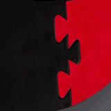 Caliburn EVA Dartboard Surround - Jigsaw 4 Piece - Lightweight - Black & Red