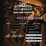 Mission Cam Crabtree Darts - Steel Tip  95% Tungsten - V2