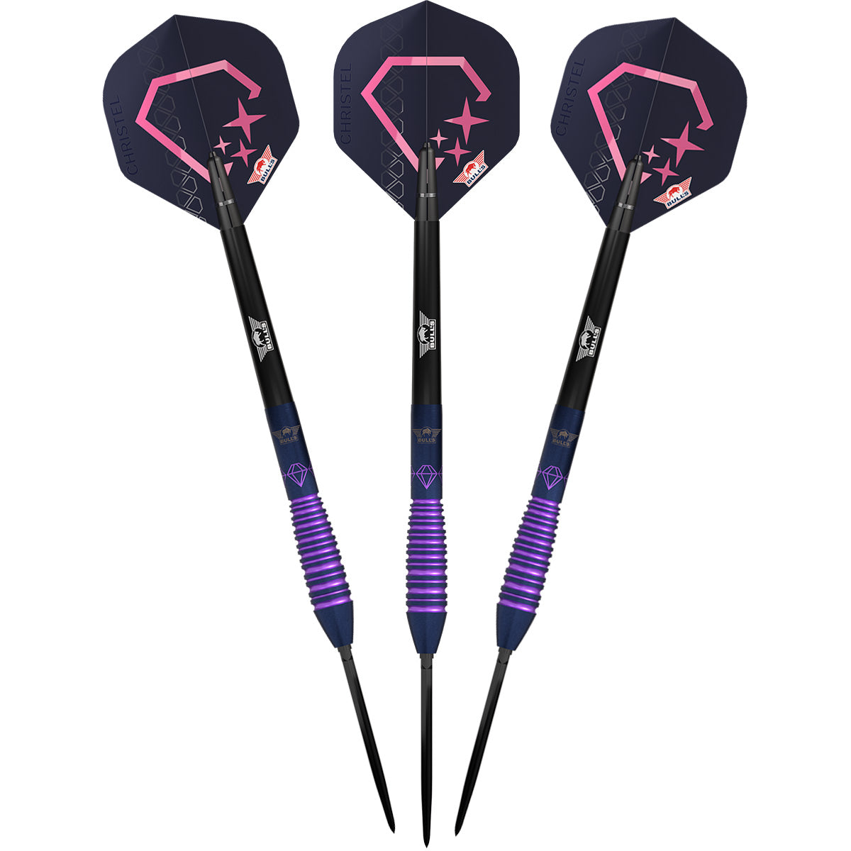 Bulls Christel Timmermans CP Darts - Steel Tip - 90% Tungsten - E1