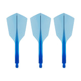 Condor AXE 120 Dart Flights - Narrow - Clear Blue