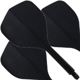 Condor AXE 120 Dart Flights - Standard - Black