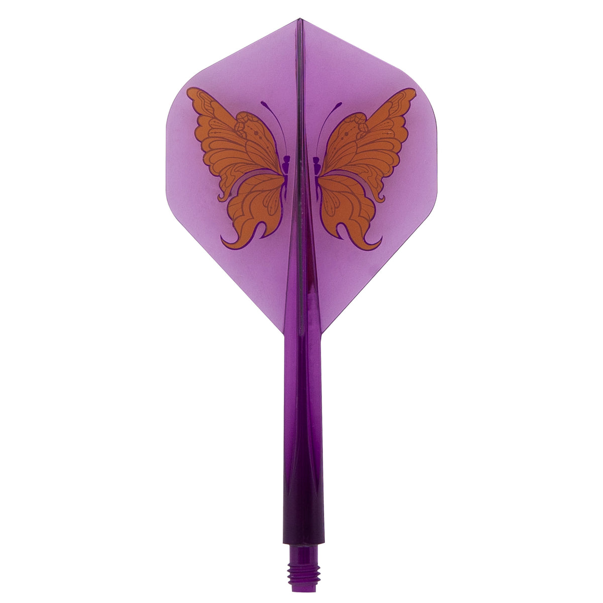 *Condor AXE Dart Flights - Standard - Swallowtail Butterfly - Clear Purple