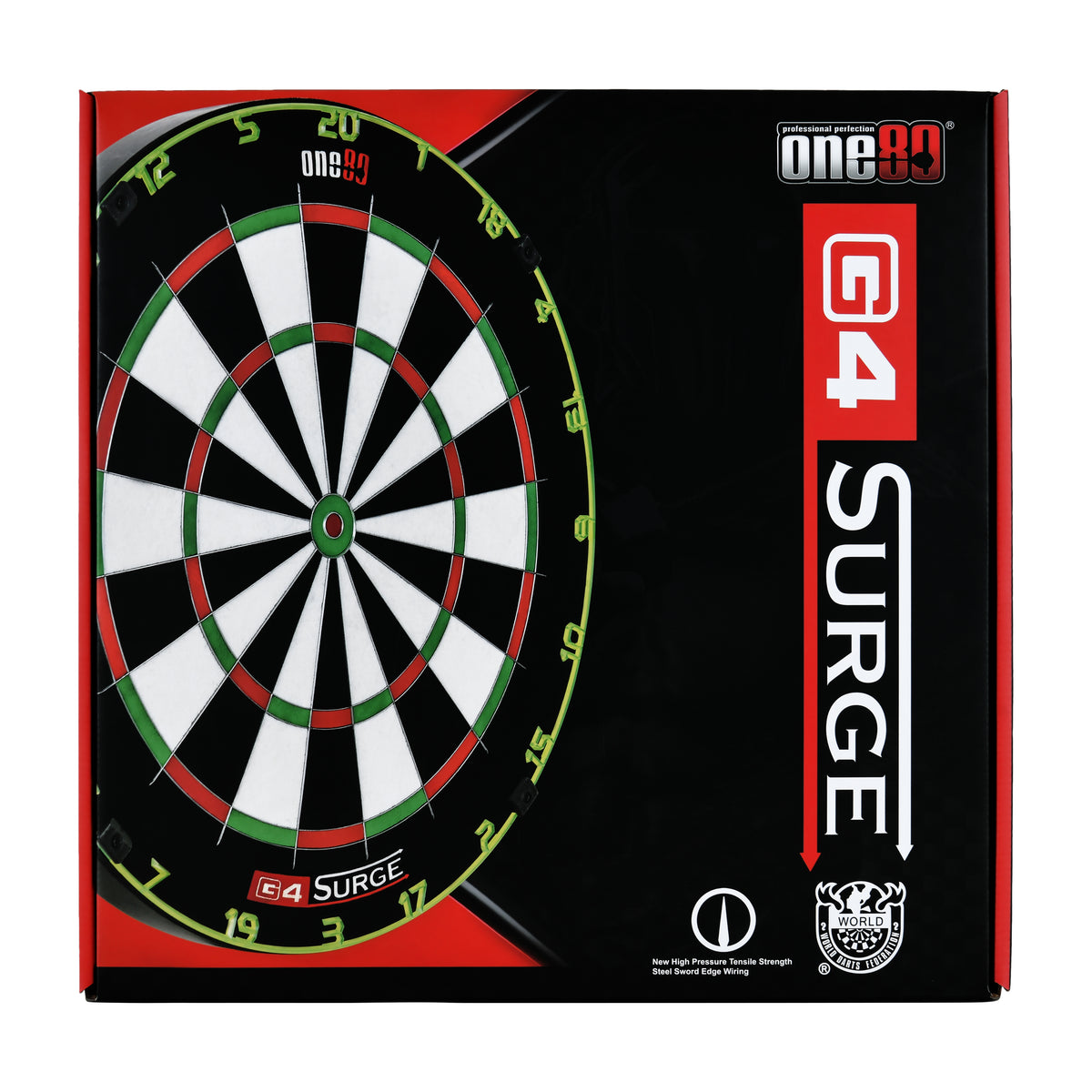 One80 G4 Surge Dartboard - Professional - Ultra Thin Wiring