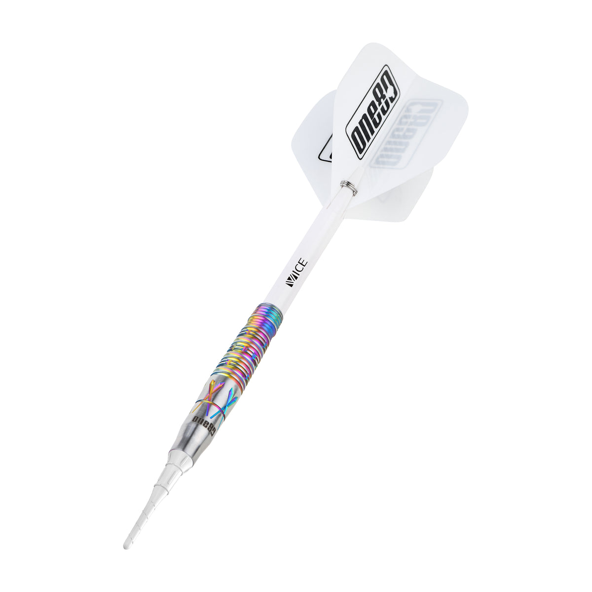 One80 Noriyuki Nakamura Darts - Soft Tip - 90% Tungsten - V4 - Rainbow