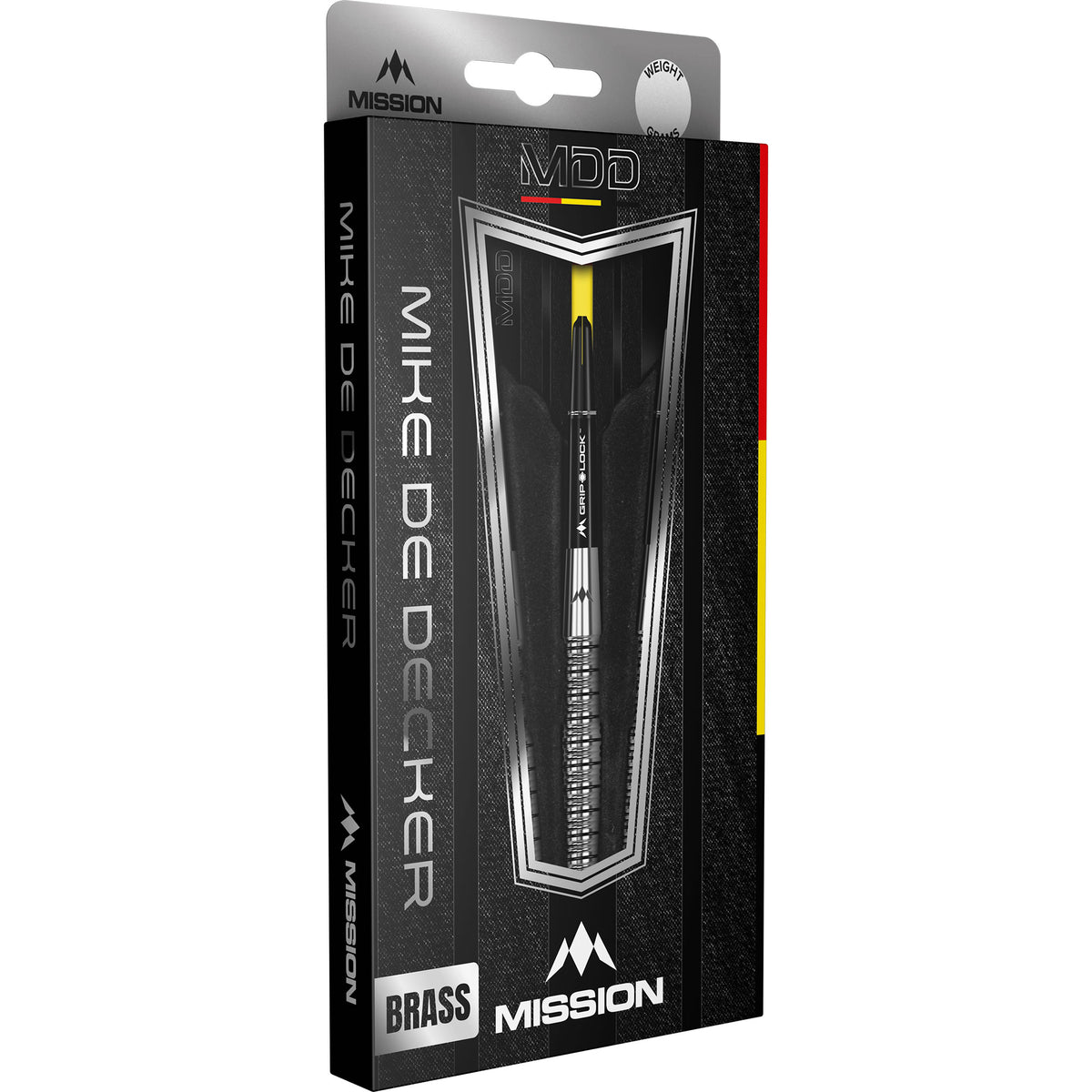 Mission Mike De Decker Darts - Soft Tip - Brass - Tungsten Look - 18g