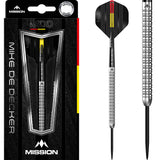 Mission Mike De Decker Darts - Steel Tip - 95% Tungsten - Silver
