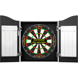 Def Leppard Dartboard Cabinet - Official Licensed - C6 - Premium Black - Union Jack