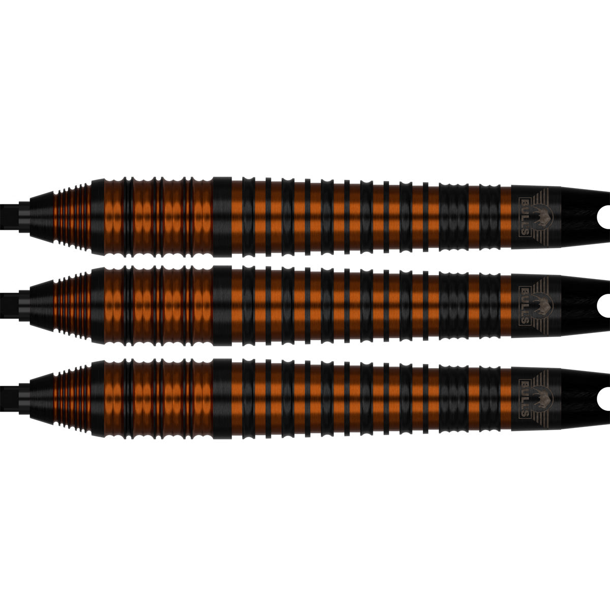 Bulls Dirk van Duijvenbode CP Darts - Steel Tip - 80% Tungsten - Black