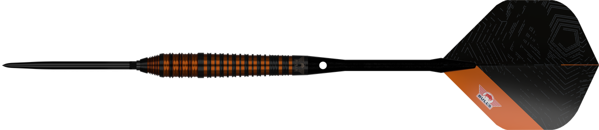 Bulls Dirk van Duijvenbode CP Darts - Steel Tip - 80% Tungsten - Black
