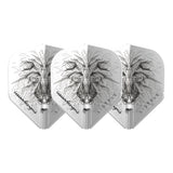 L-Style EZ Dart Flights - Integrated Shaft Cap - L1EZ - Dominik Grüllich - White