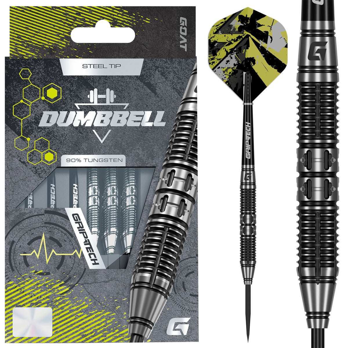 GOAT Dumbbell Darts - Steel Tip - 90% Tungsten