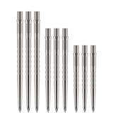 Mission Caliburn Replaceable Dart Points - Grooved - Silver