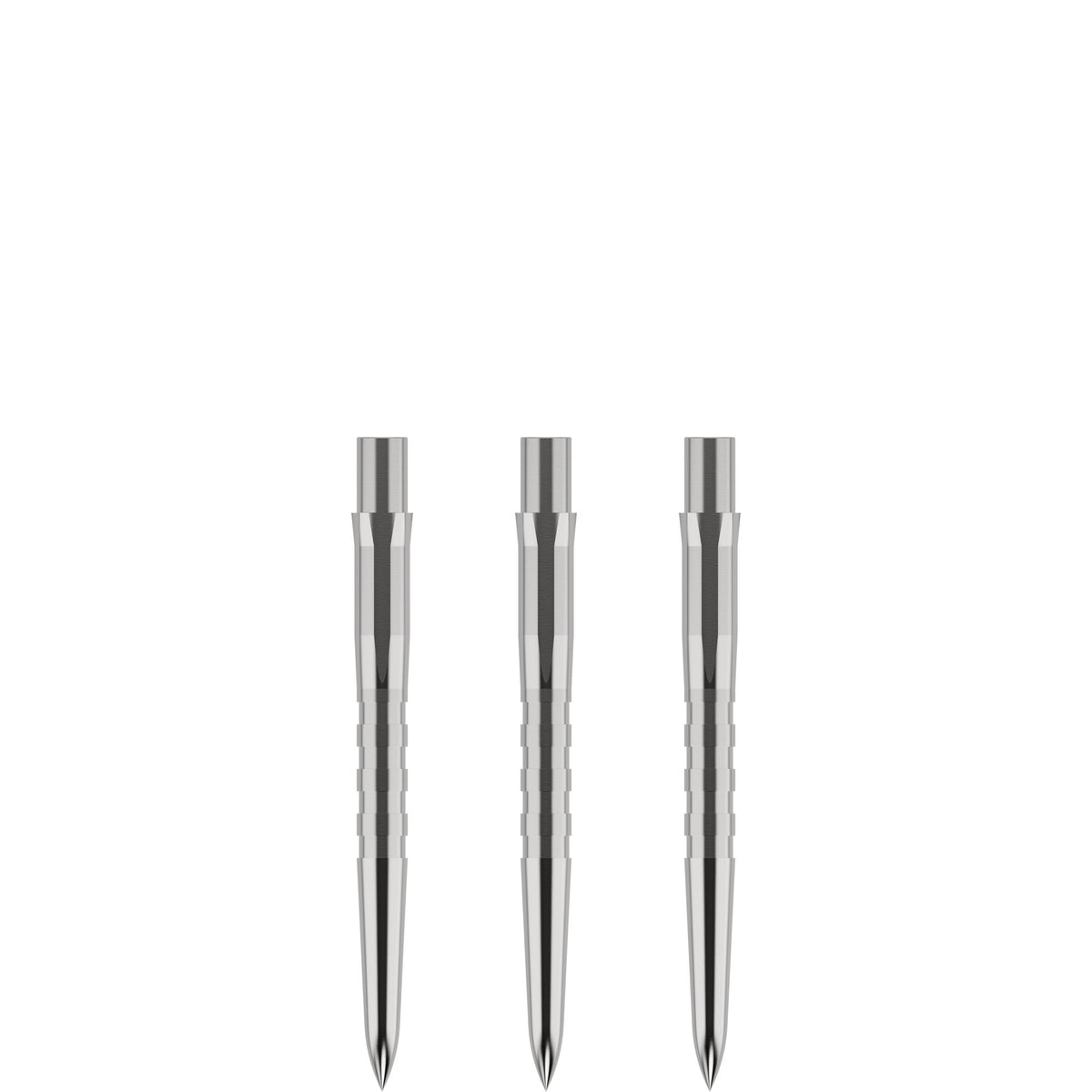 Mission Caliburn Replaceable Dart Points - Grooved - Silver