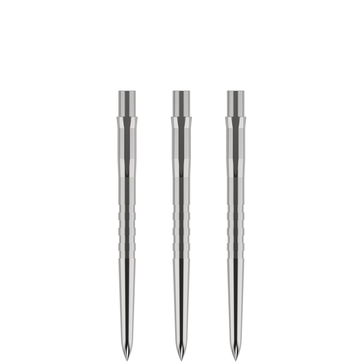 Mission Caliburn Replaceable Dart Points - Grooved - Silver