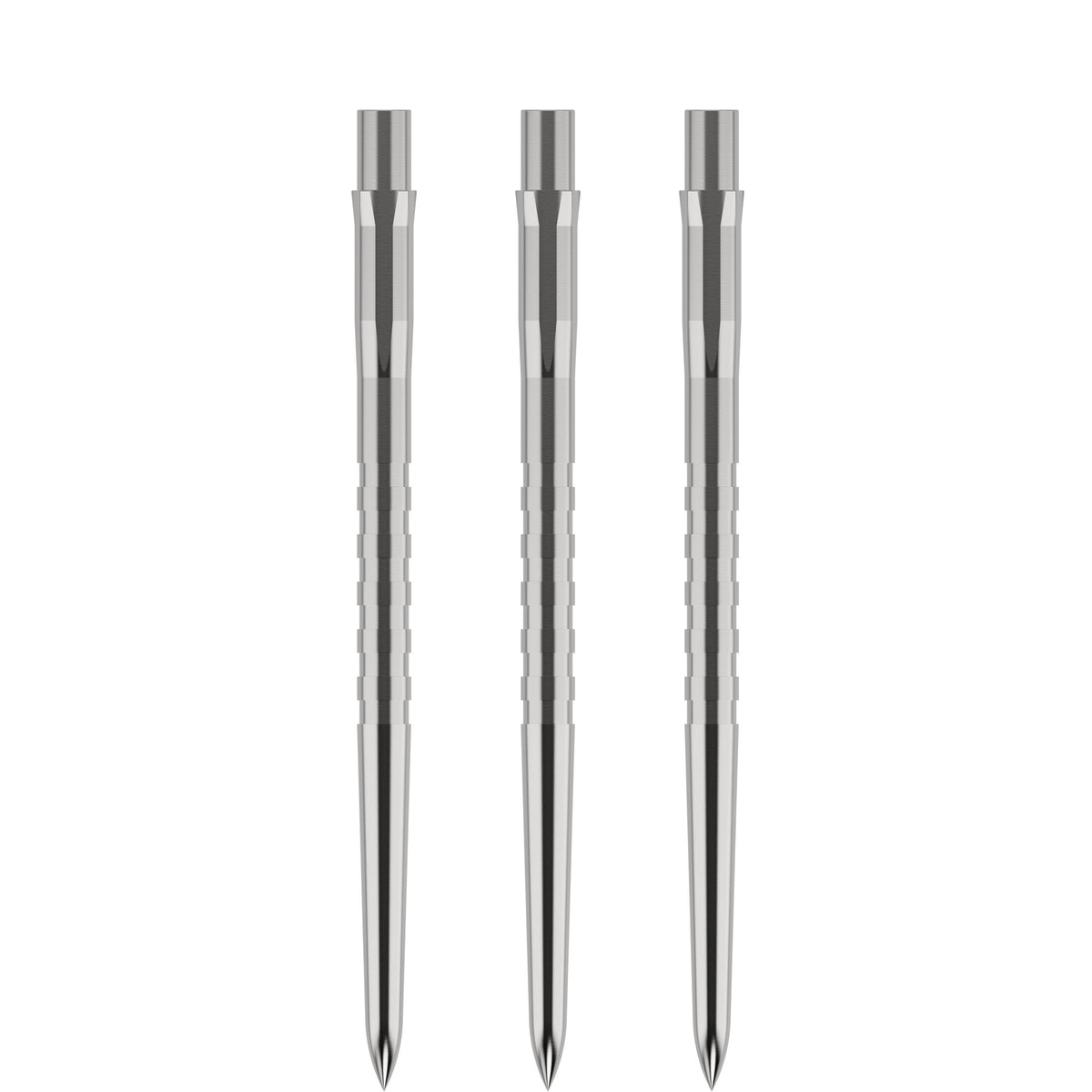 Mission Caliburn Replaceable Dart Points - Grooved - Silver