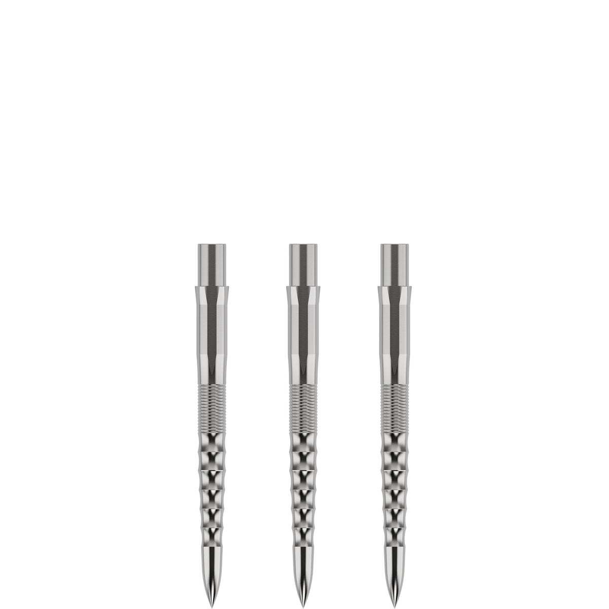 Mission Caliburn Replaceable Dart Points - Ripple - Silver