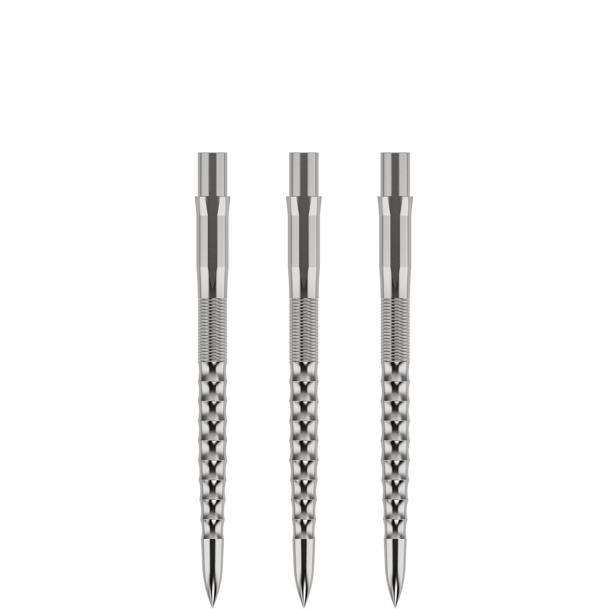 Mission Caliburn Replaceable Dart Points - Ripple - Silver